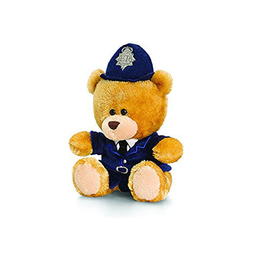 14cm Pipp the Bear Policeman - Gentle Cuddle Toy