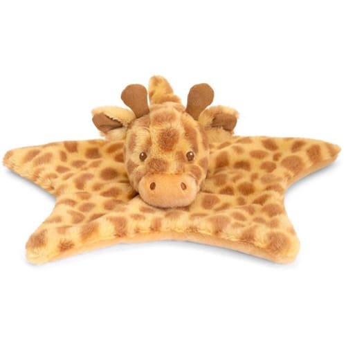 32cm Keeleco Huggy Giraffe Blanket - Cozy Bedtime Buddy