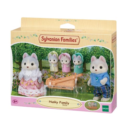 Sylvanian Families Husky Family - Tea Time Fun