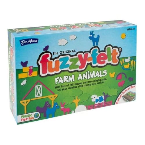 Fuzzy-Felt Farm Animals - Little Book Joy