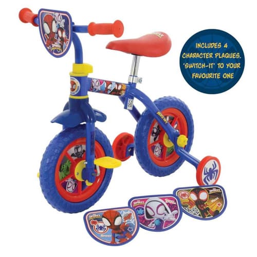 Spidey and his Amazing Friends Switch It Multi 2in1 Training Bike - Play Track Pick